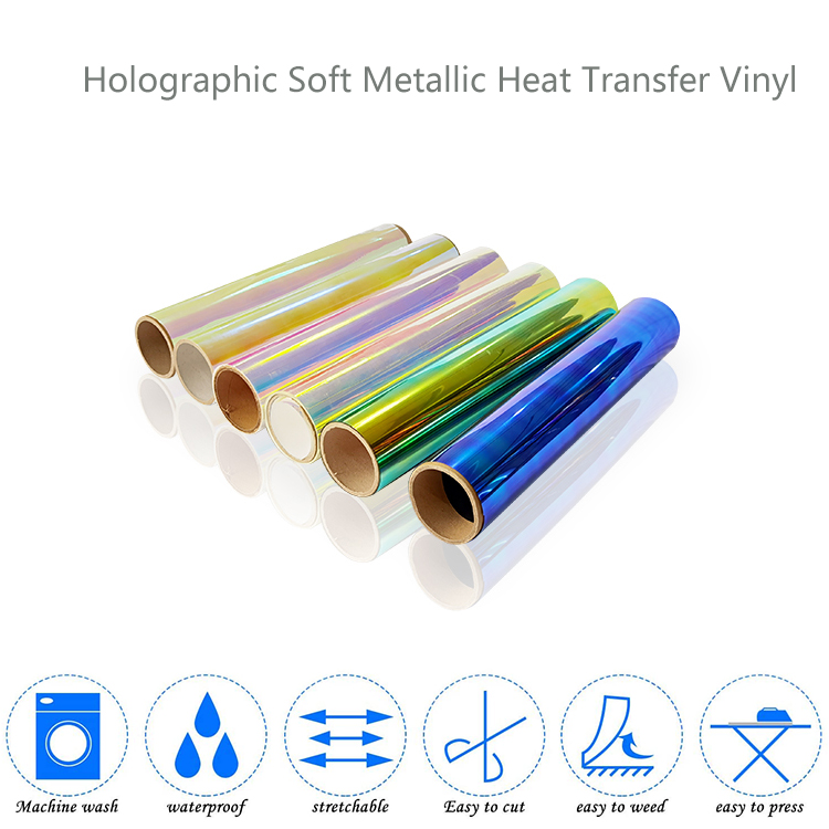 Holographic Soft Metallic Vinyl