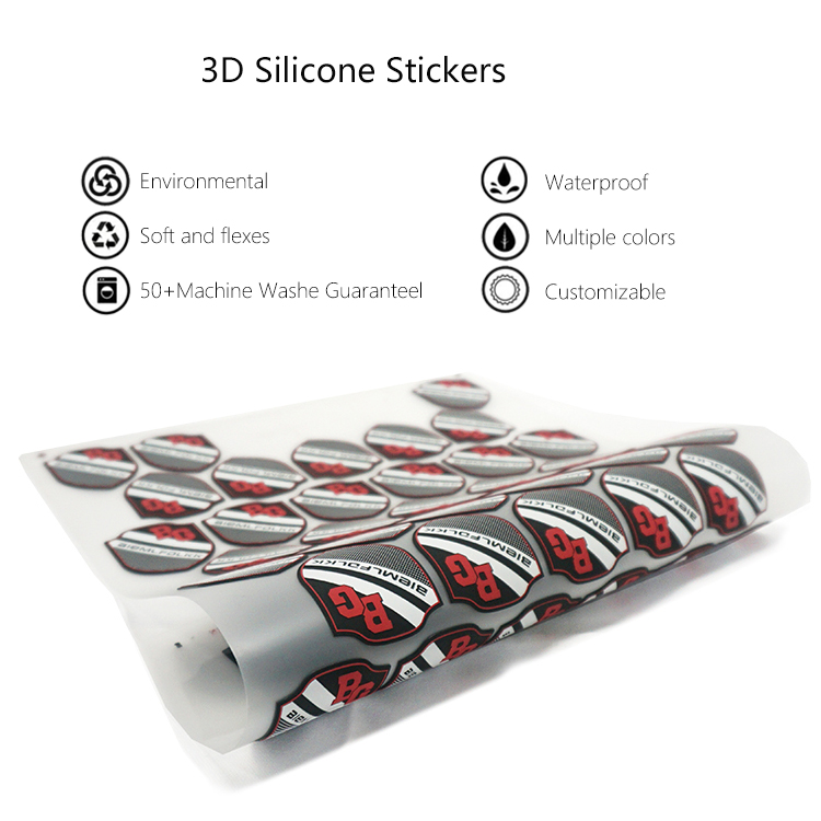 3d Silicone Stickers Customization