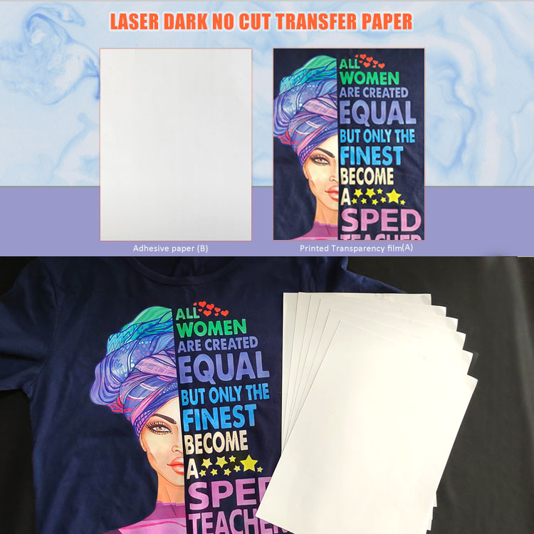 Laser heat transfer paper A & B