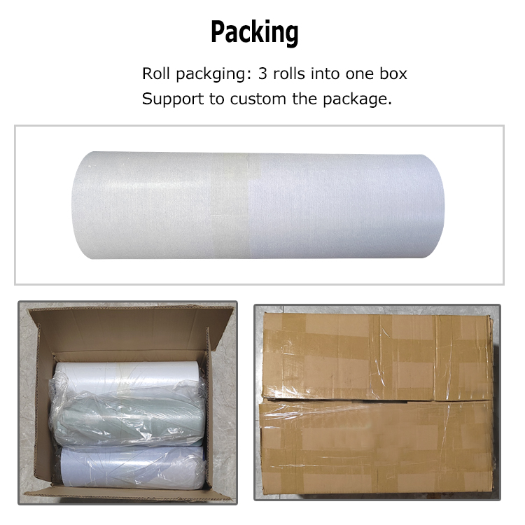Packaging of tatami embroidery fabric