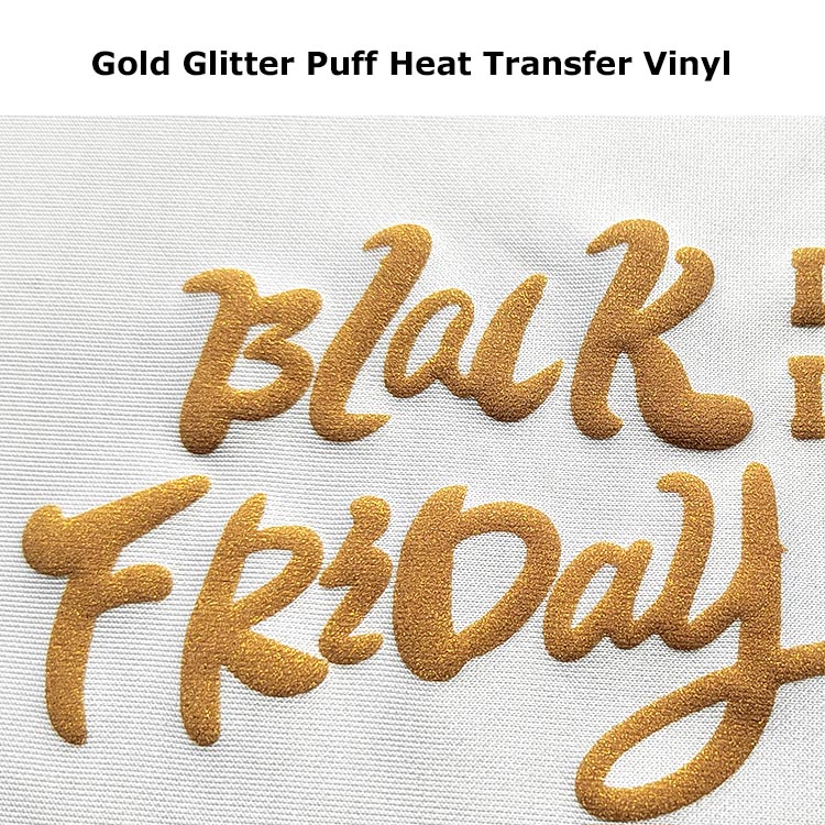 gold glitter heat transfer vinyl
