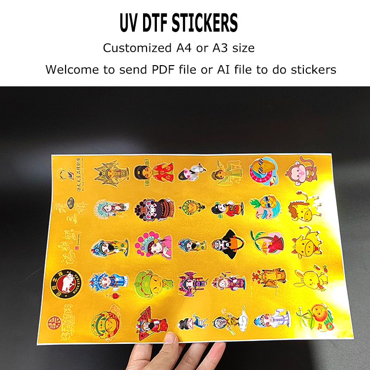 UV DTF stickers