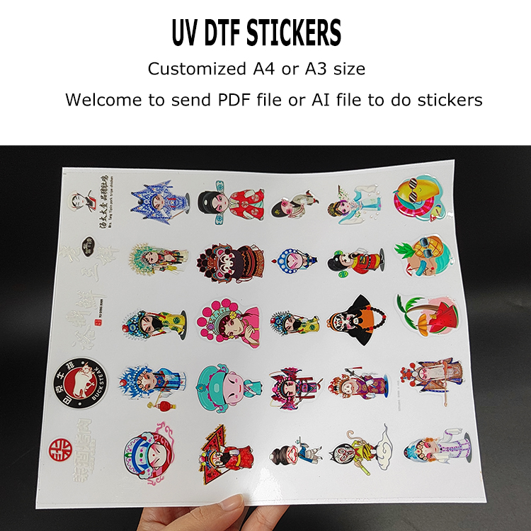 UV DTF stickers