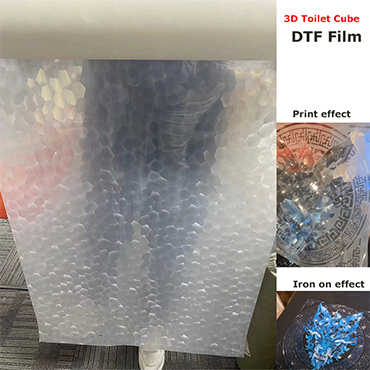 3D Water Cube DTF Film