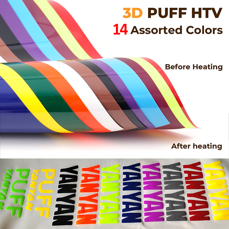 puff heat transfer vinyl