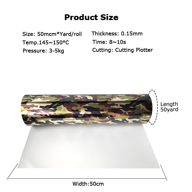 camo TPU textil vinyl