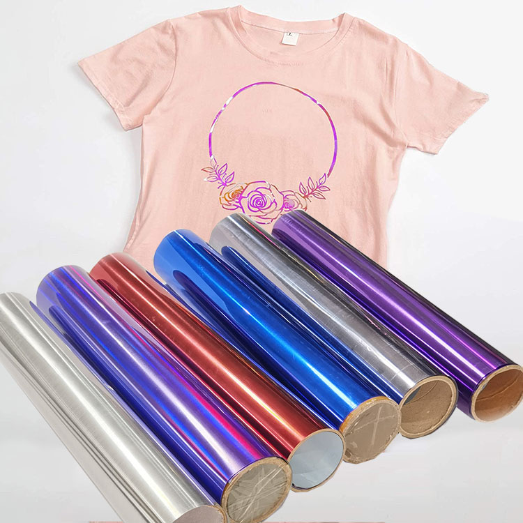 PET metallic film for t-shirts